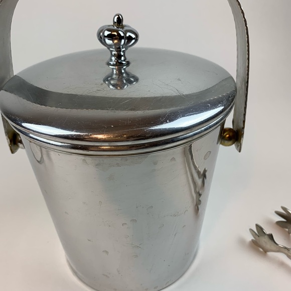 Henry & Miller Kraftware Vintage Ice Bucket and Tongs - Picture 4 of 11